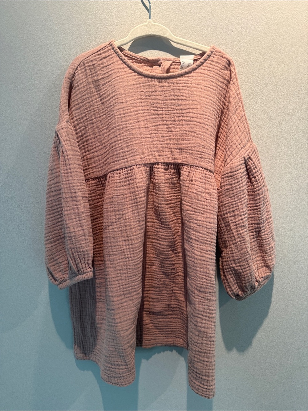 H&M Adorables Organic cotton dress - Dusty Pink